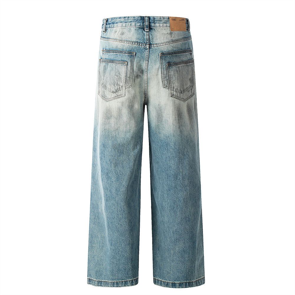 Japanese Brand × Jean Trendy punk distressed contrasting washed ripped jeans Size US 32 / EU 48 - 3 Thumbnail