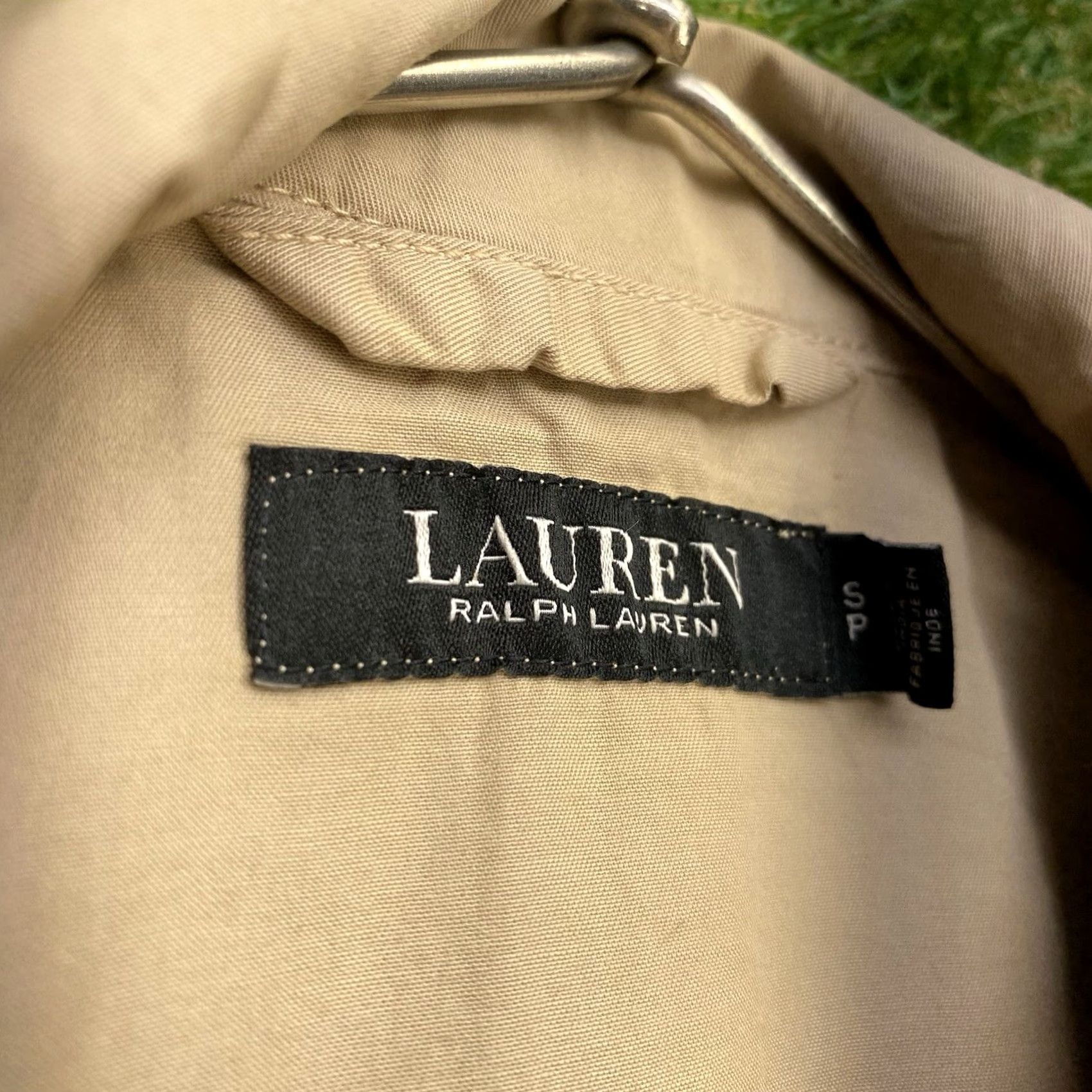 Vintage VINTAGE Lauren Ralph Lauren Jacket Womens Small Military Cargo Field Utility Coat Khaki Size S / US 4 / IT 40 - 3 Thumbnail