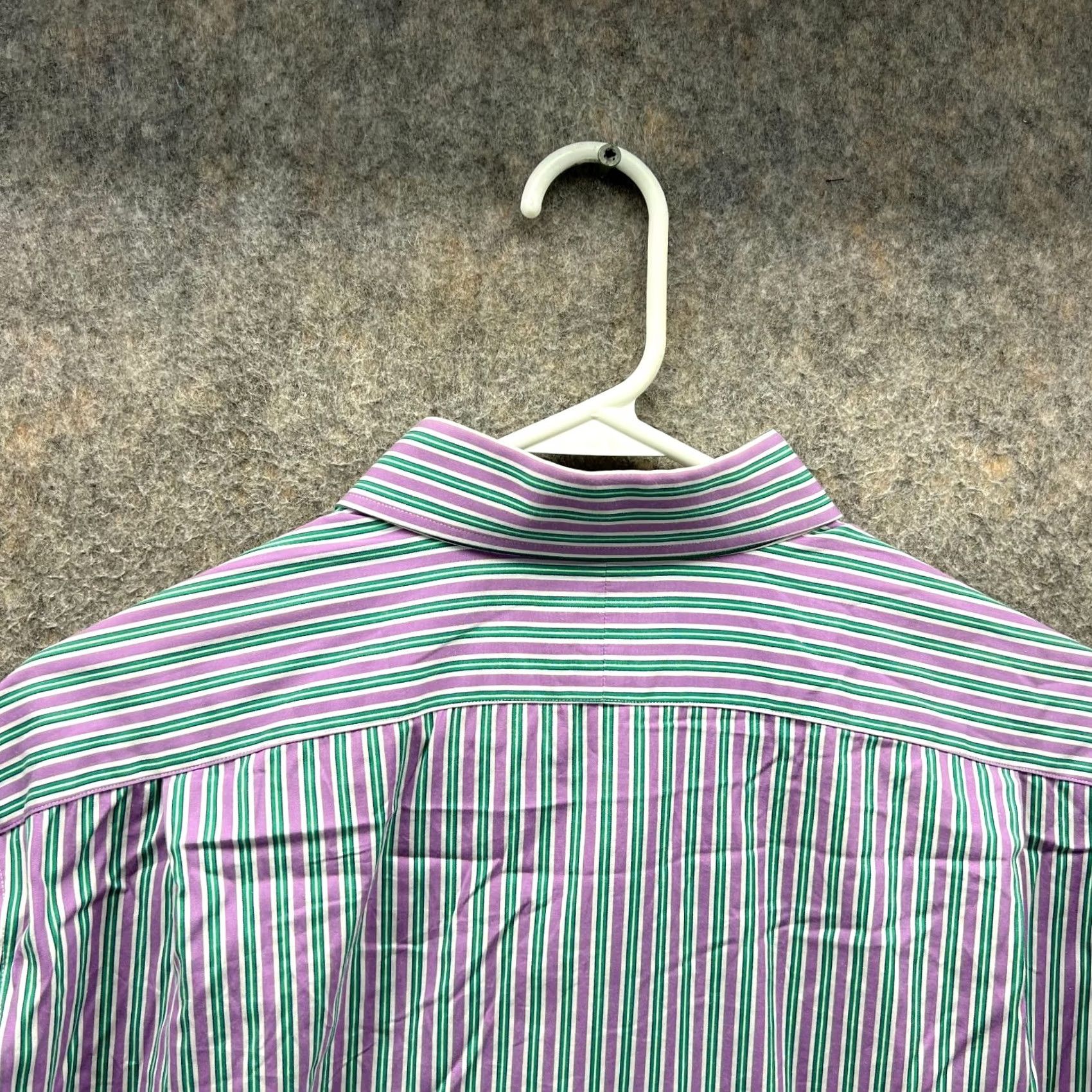 Polo Ralph Lauren VINTAGE Polo Ralph Lauren Shirt Mens 16.5 36/37 Purple Stripes Button-Down Classic Shirt Size US XL / EU 56 / 4 - 7 Thumbnail