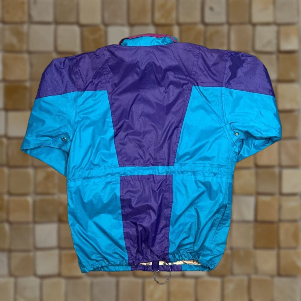 Vintage VINTAGE Ocean Spray Colour Block Windbreaker Jacket Medium Mens Colourful 90s Lined Cagoule Size US M / EU 48-50 / 2 - 1 Thumbnail