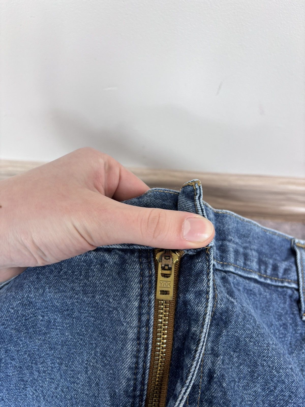 Carhartt Vintage Carhartt Men’s Blue Denim Jeans USA Workwear Size US 40 / EU 56 - 16 Thumbnail