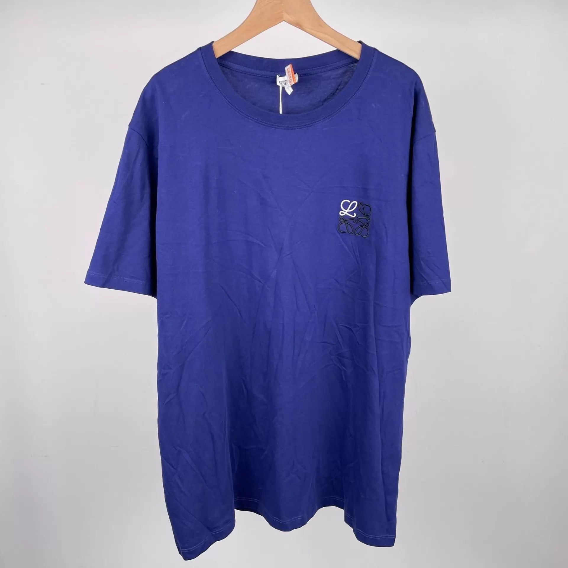 Loewe LOEWE Cotton T-Shirt XL Blue Size US XL / EU 56 / 4 - 1 Thumbnail