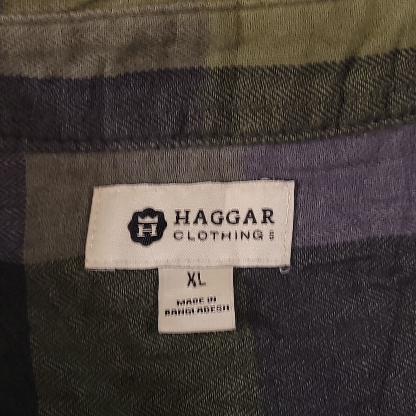 Haggar Haggar Gingham Flannel Shirt Mens Size Extra Large XL Green Size US XL / EU 56 / 4 - 3 Thumbnail