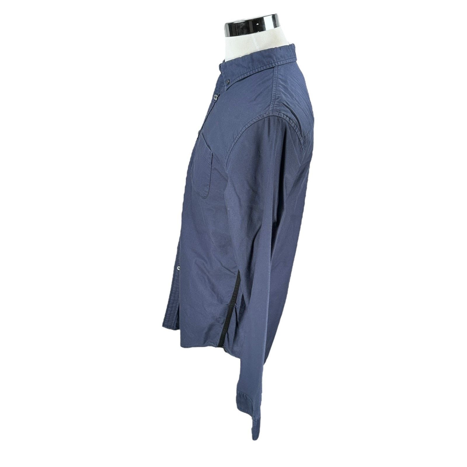 Outerknown Outerknown Shirt Mens Medium Blue Organic Cotton Long Sleeve Size US M / EU 48-50 / 2 - 3 Thumbnail