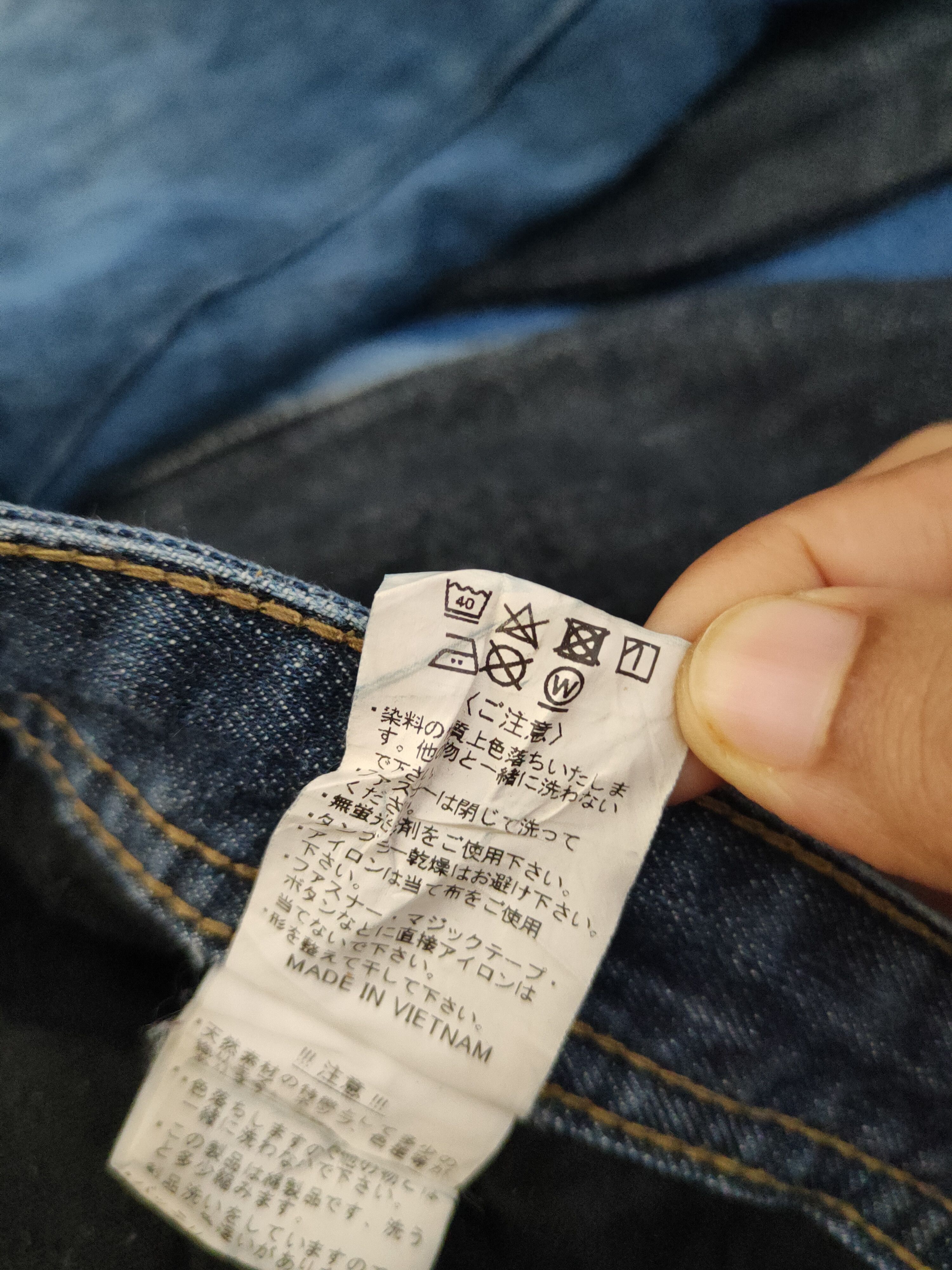 Japanese Brand Evenriver Distressed Ripped denim cargoJeans #W1989 Size 32" / US 10 / IT 46 - 15 Thumbnail