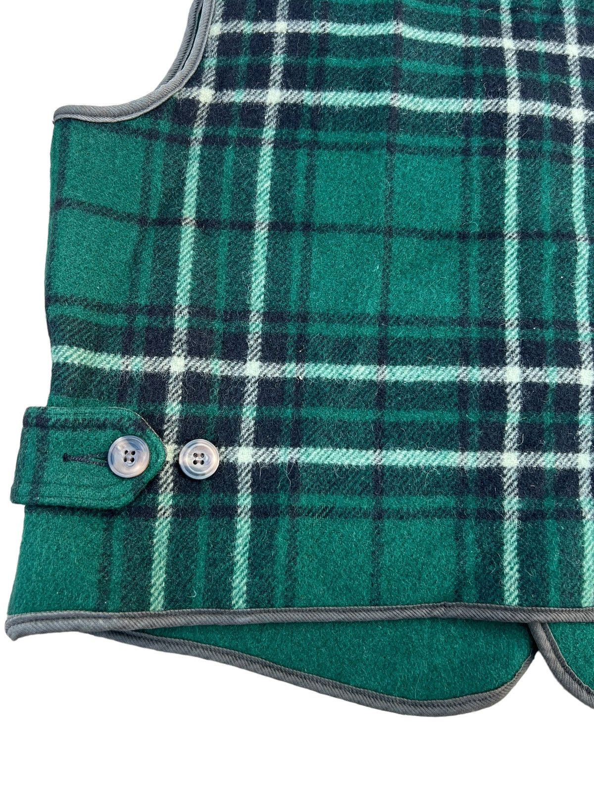 Vintage Vintage 80s Woolrich Wool Plaid Four Pocket Vest Size US M / EU 48-50 / 2 - 14 Thumbnail