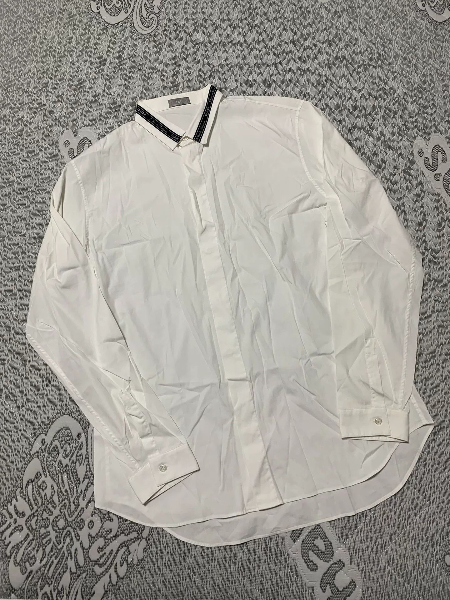 Dior Dior Collar Logo Slogan Shirt Size US XS / EU 42 / 0 - 1 Thumbnail