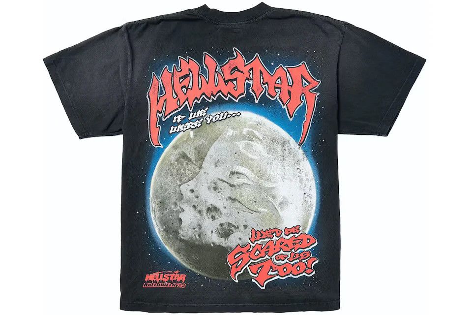 HELLSTAR Hellstar Full Moon T-shirt Size US L / EU 52-54 / 3 - 2 Thumbnail