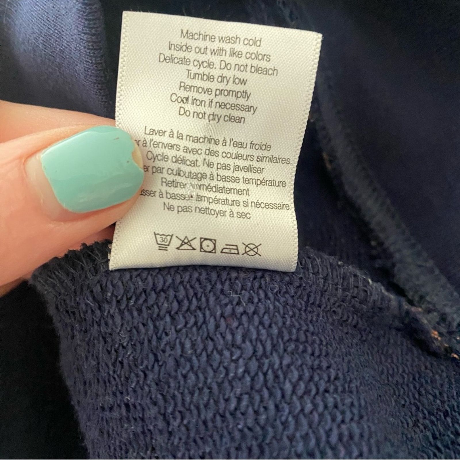 Veronica Beard Dylan Floral Half ZipSweatshirt Navy Multi