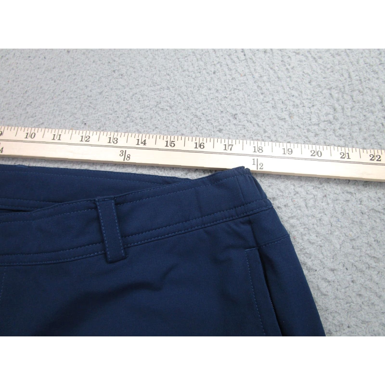 Vintage Mack Weldon Jogger Pants Mens XL Navy Blue Stretch Cuffed Zip Pockets Athletic Cross-Body Life: Activewear Casual Size US 36 / EU 52 - 4 Thumbnail