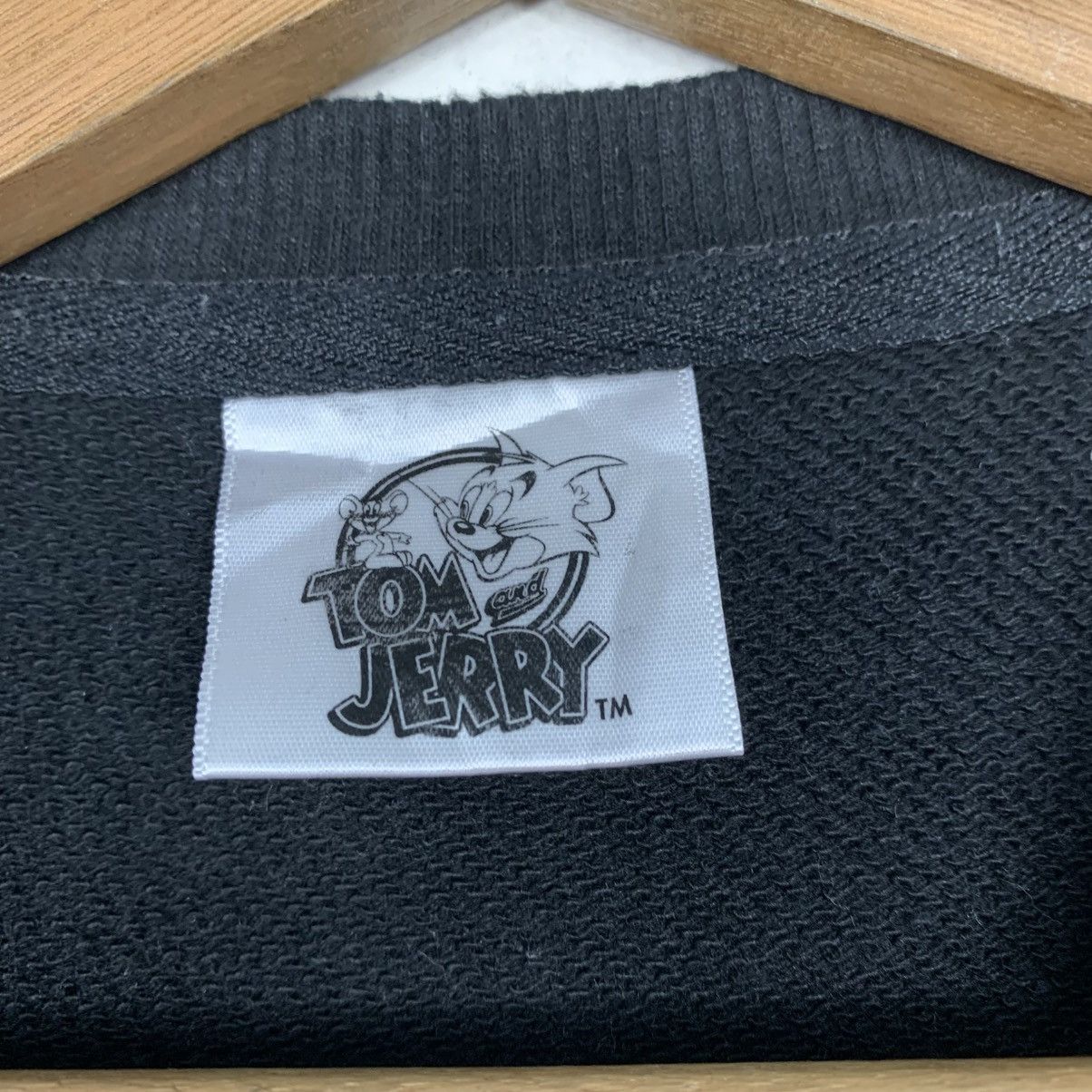 Japanese Brand Tom And Jerry Black Crewneck Sweatshirt Size US L / EU 52-54 / 3 - 11 Thumbnail