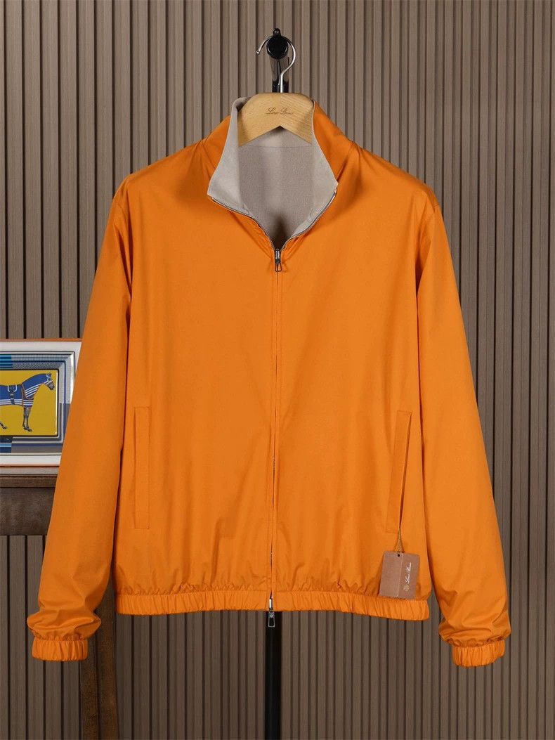 Loro Piana LORO PIANA Bomber double-faced jacket Size US XL / EU 56 / 4 - 1 Thumbnail