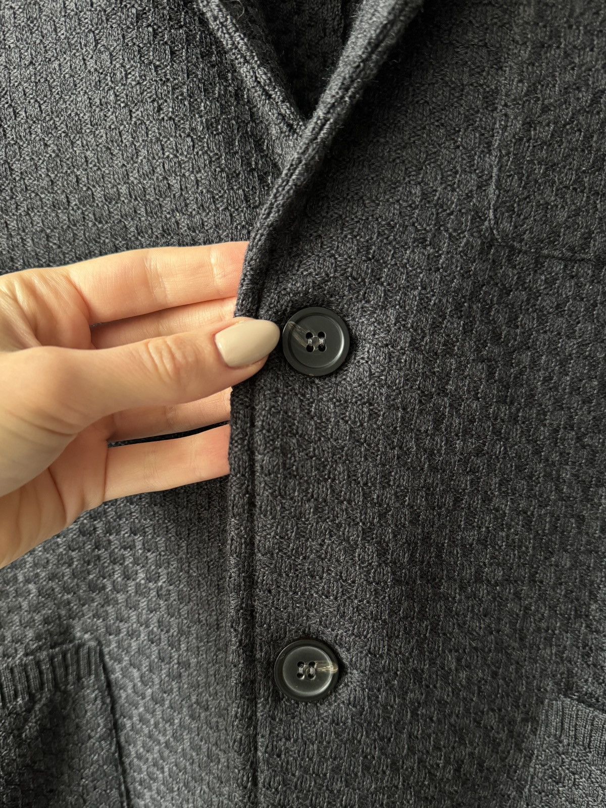 Altea Altea Dark Grey Woolen Blazer Size 36S - 5 Thumbnail