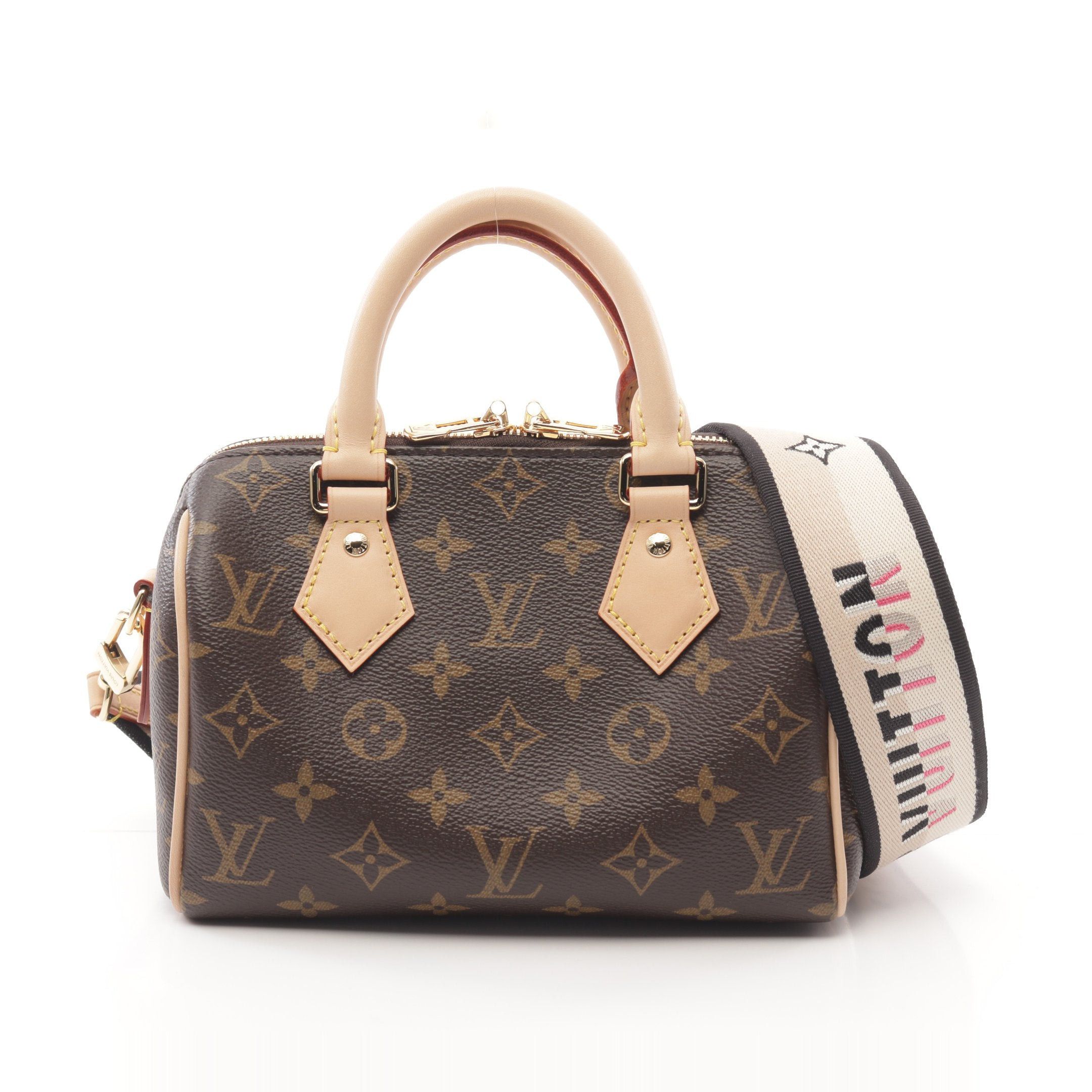 Louis Vuitton Louis Vuitton Speedy 20 Monogram Handbag Leather Brown Size ONE SIZE - 1 Thumbnail