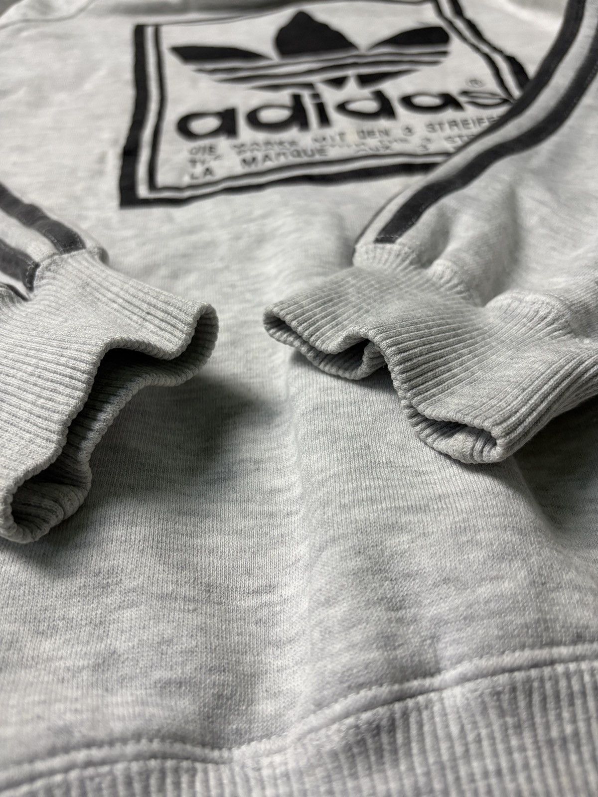 Adidas Vintage 80s Adidas Sweatshirt Hoodie Size US M / EU 48-50 / 2 - 6 Thumbnail