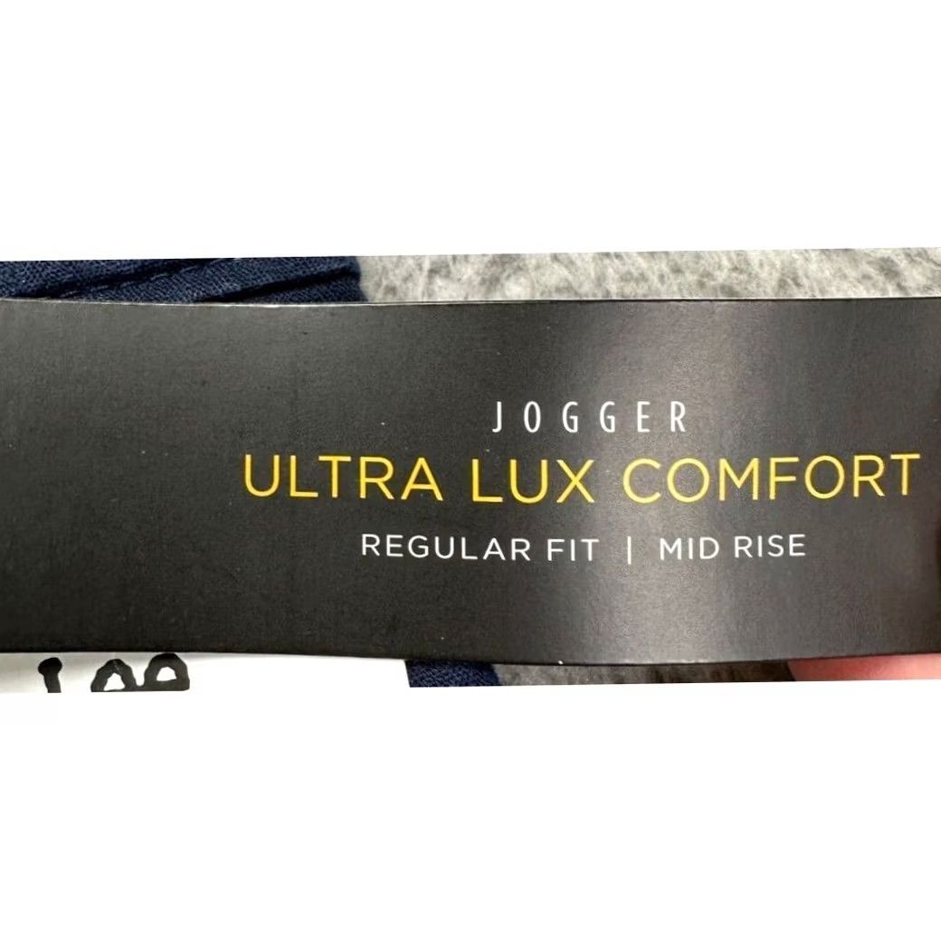 Lee Lee Ultra Lux Comfort Jogger Pants Women 18 Blue Taper Elastic Waist Pull On NEW Size 40" / US 18 - 5 Thumbnail