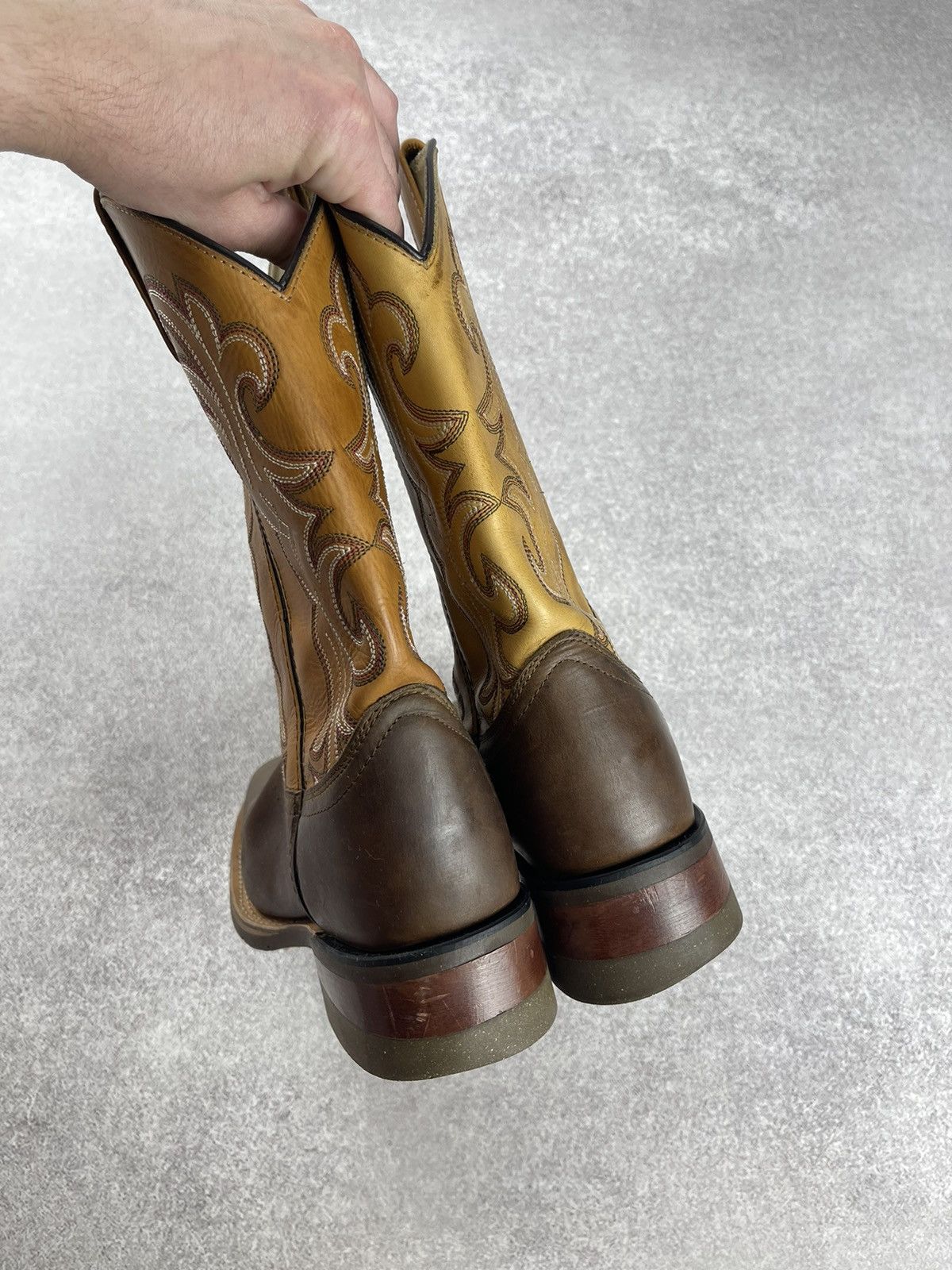 Dan Post Dan Post Ferrier Western Cowboy Leather Boots Size 10 Size US 10 / EU 43 - 4 Thumbnail