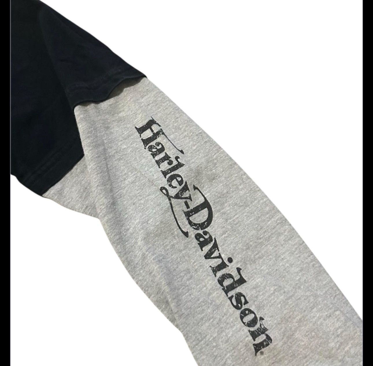 Harley Davidson × Vintage Vintage Harley Davidson Layered Longsleeve Size US L / EU 52-54 / 3 - 3 Thumbnail