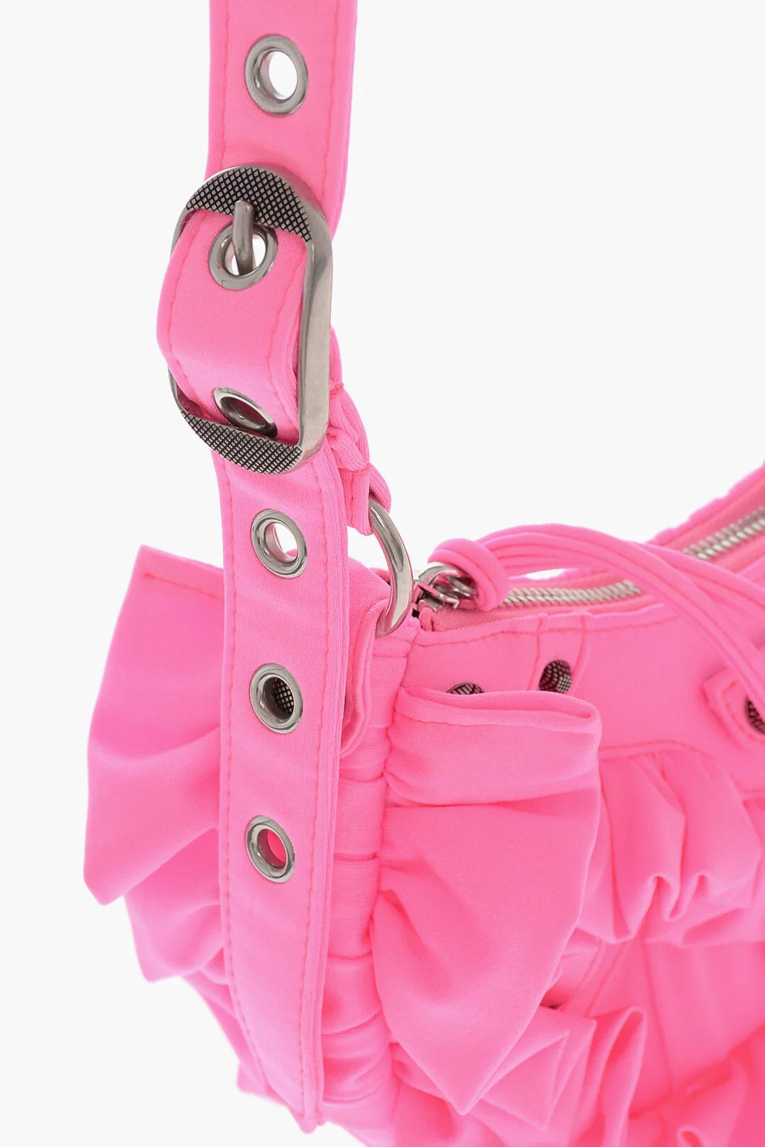Balenciaga og1mm0326 Size: OS / Fabric Shoulder Bag in Pink Size ONE SIZE - 3 Thumbnail