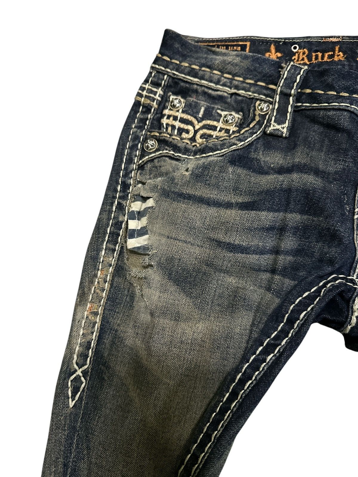 Rock Revival Distress Flare Rock Revival 28X38 Size US 28 / EU 44 - 10 Thumbnail