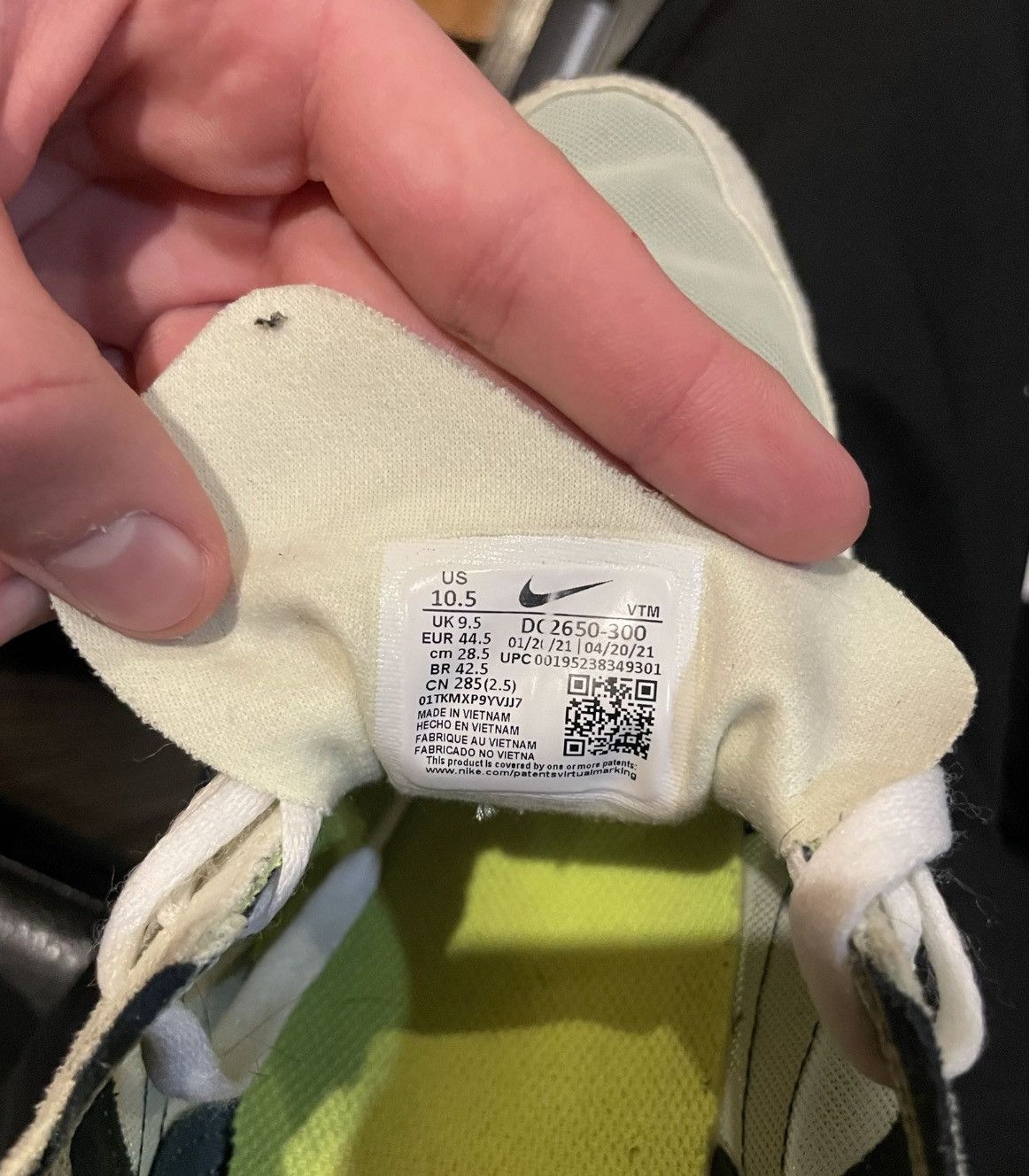 Nike Nike Waffle One Crater Crema Hombre Size US 9.5 / EU 42-43 - 5 Thumbnail
