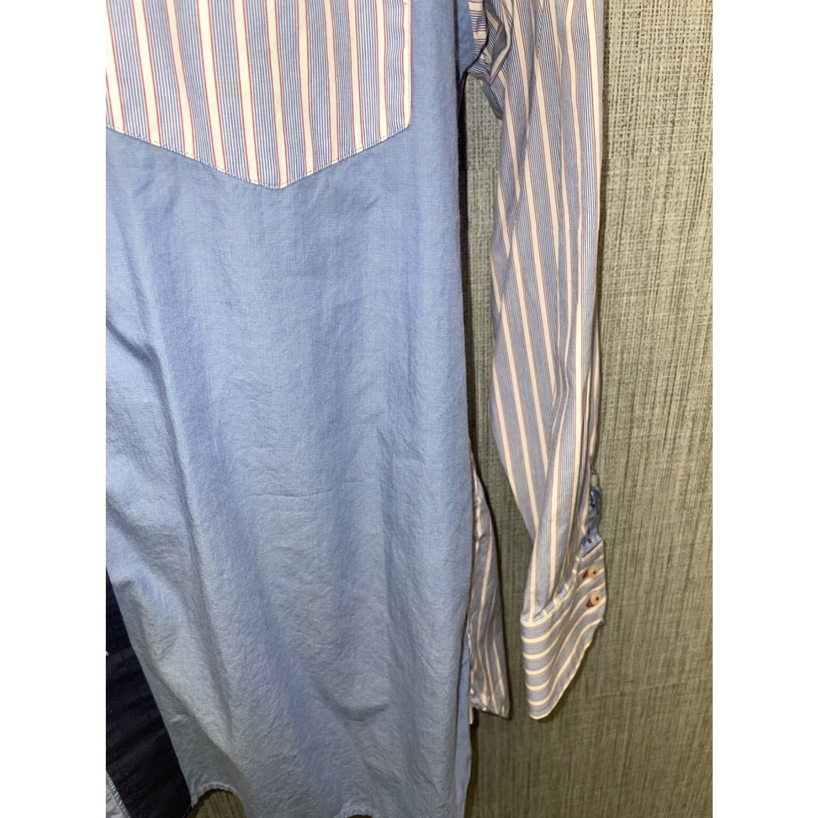 Tommy Hilfiger Tommy Hilfiger Button-Down Shirt Mens L Blue Multicolor Long Sleeve Button-Up Shirt Size US L / EU 52-54 / 3 - 4 Thumbnail