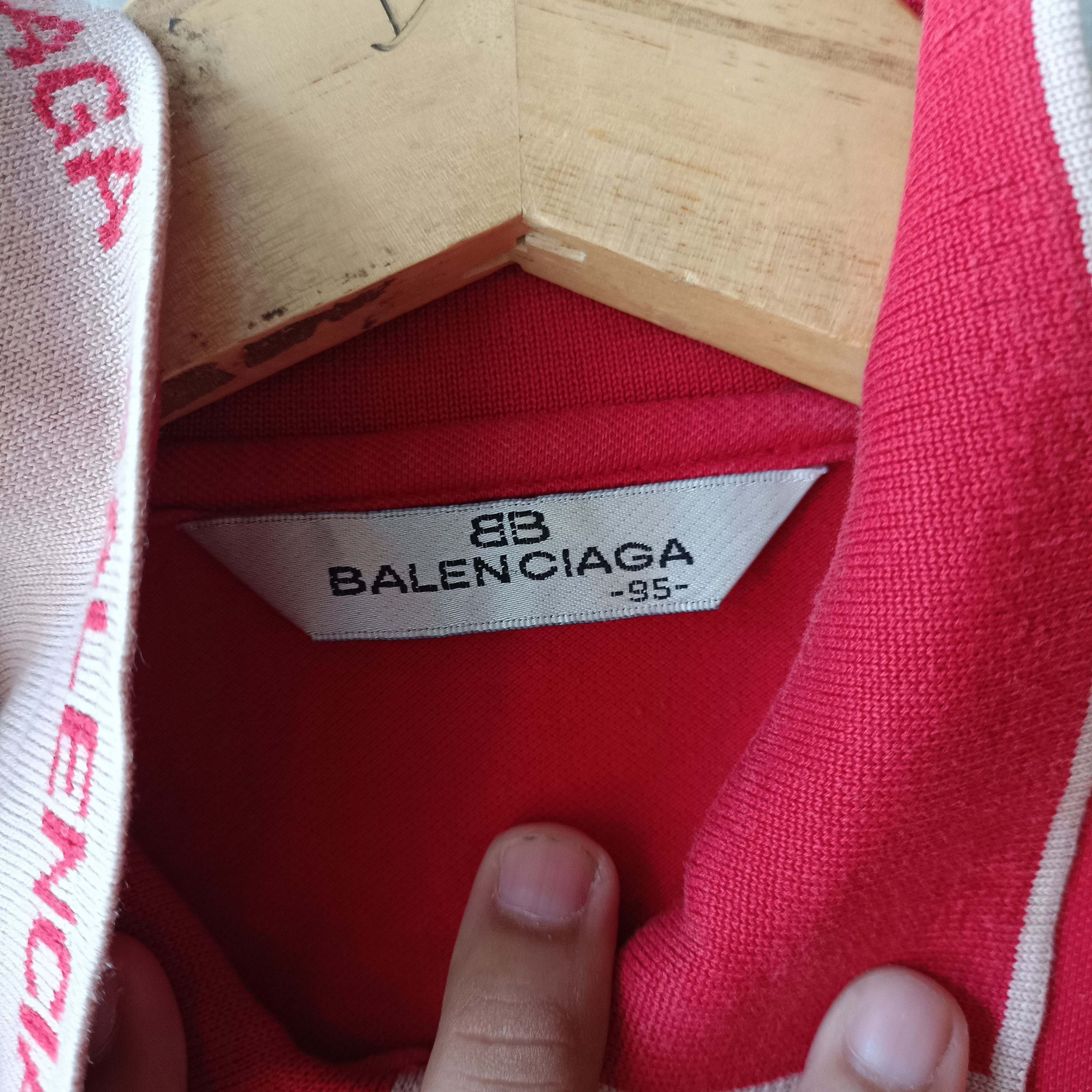 Balenciaga Vintage Balenciaga Ls Halfziper Big Script Size M / US 6-8 / IT 42-44 - 10 Thumbnail