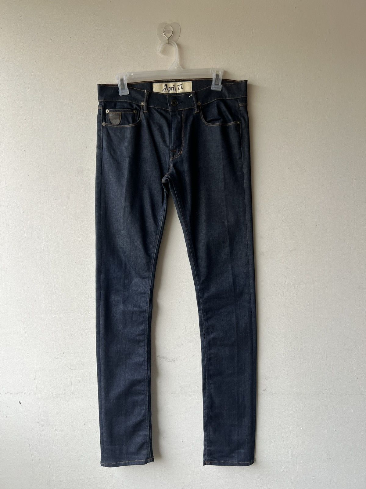 April 77 Vintage April 77 Joey Overdrive 1955 Waxed Denim Jeans Size US 30 / EU 46 - 2 Thumbnail