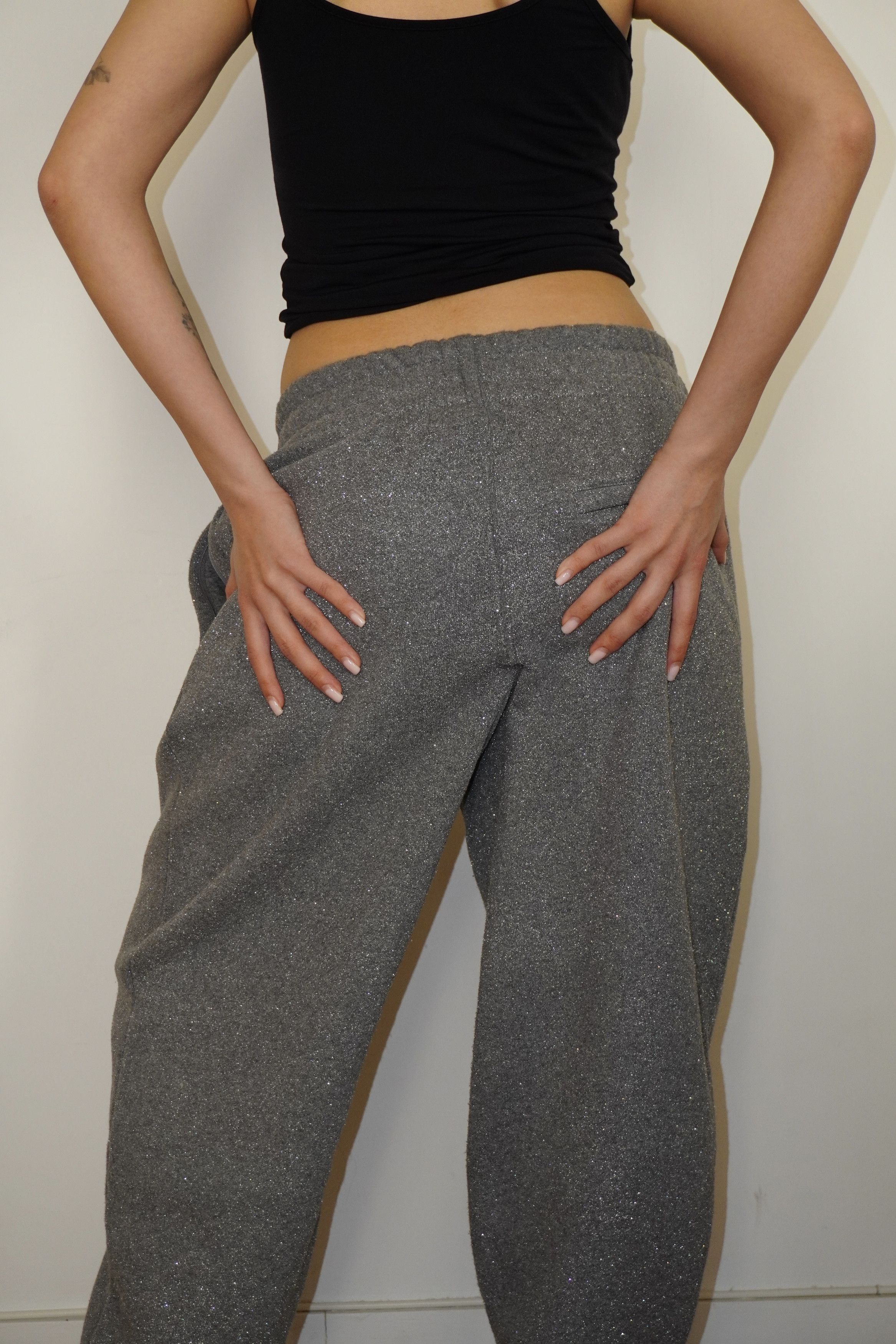 Alexander Wang Alexander Wang Glitter Effect Trackpants Size 26" / US 2 / IT 38 - 7 Thumbnail