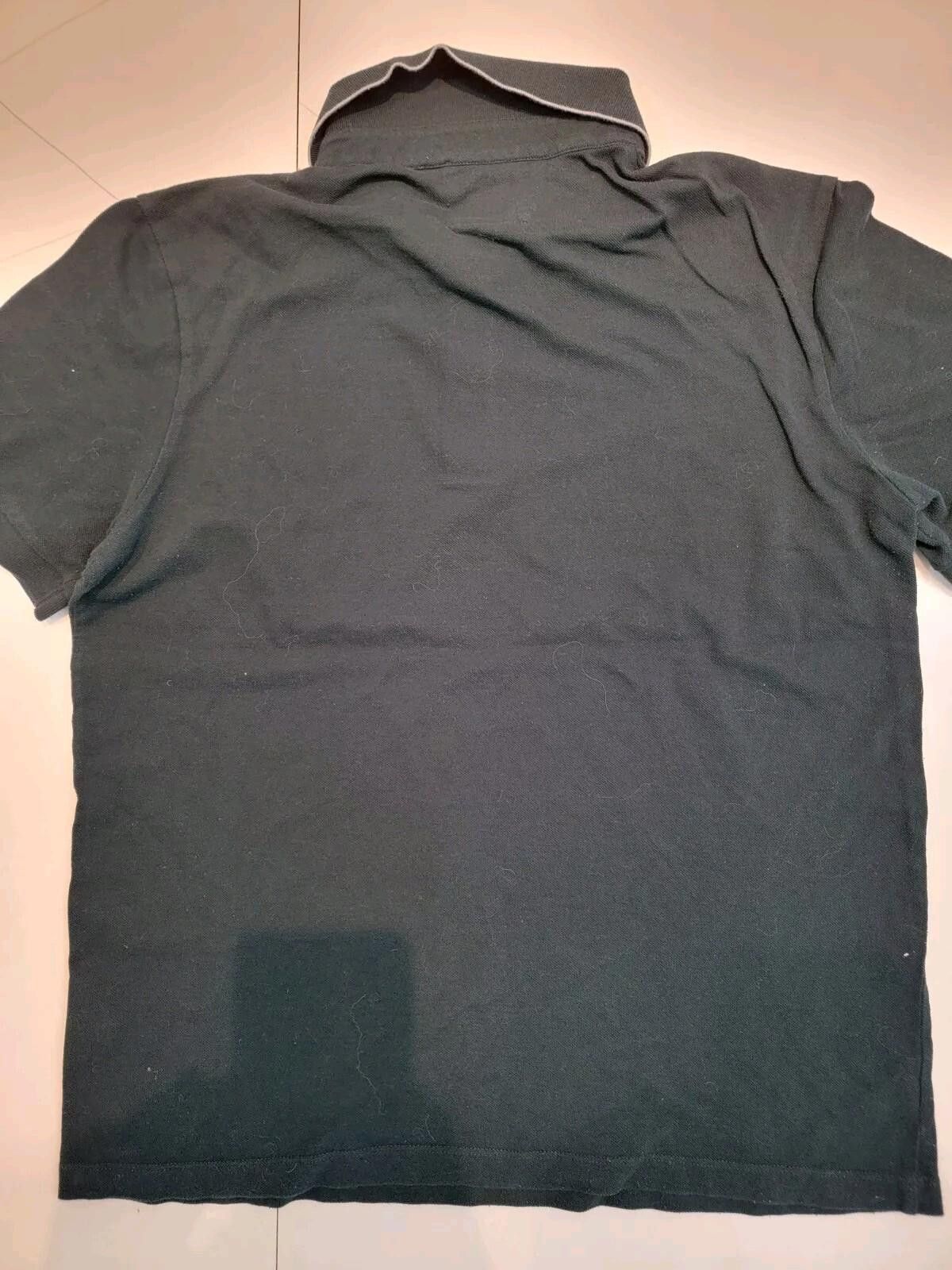 Hugo Boss Hugo Boss Mercerised Men's Polo Shirt Black Short Sleeve XL Size US XL / EU 56 / 4 - 4 Thumbnail