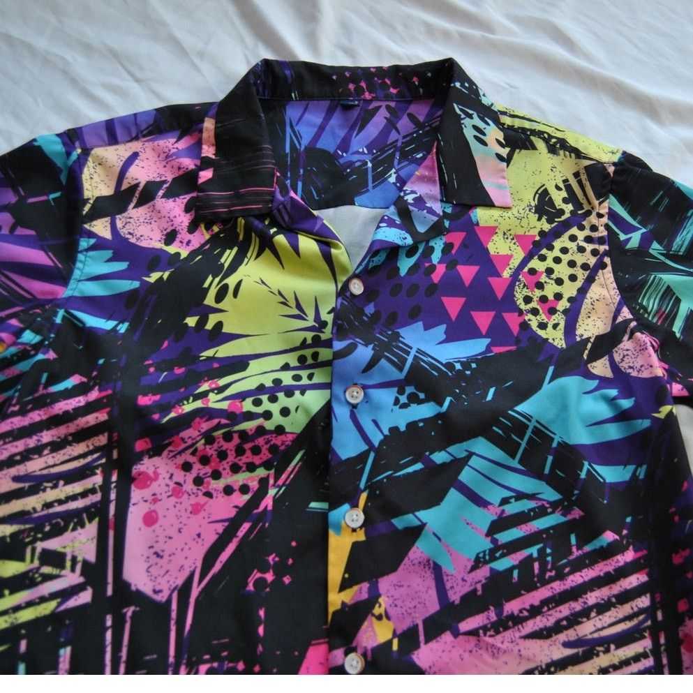 Other Multicolor Hawaiian Button Down Shirt Size US S / EU 44-46 / 1 - 3 Thumbnail