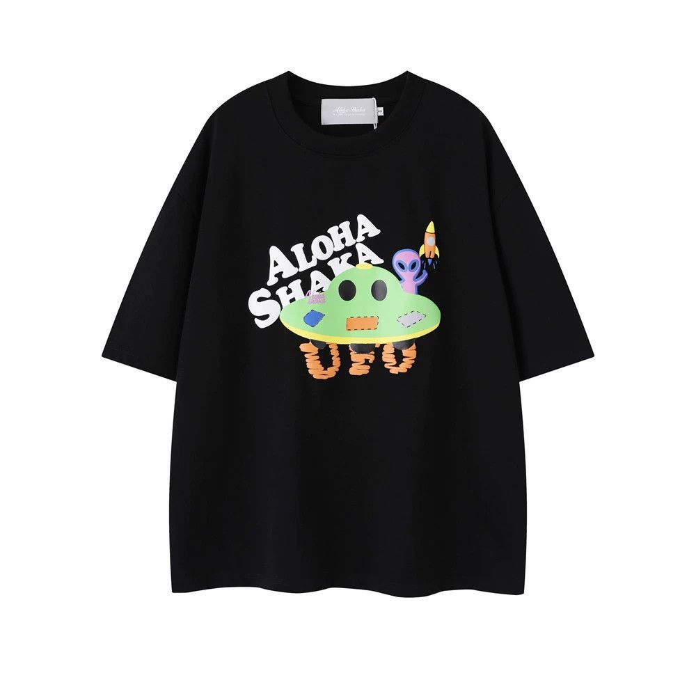 Vintage Men's hip-hop trendy cute fun cartoon print T-shirt Size US M / EU 48-50 / 2 - 1 Thumbnail