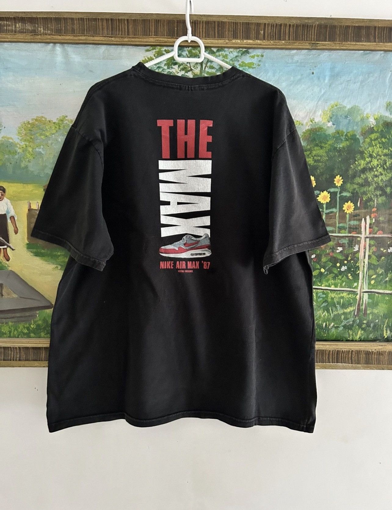 Nike Nike Air Max 87 T-Shirt The Max Graphic Black Tee Size XL
