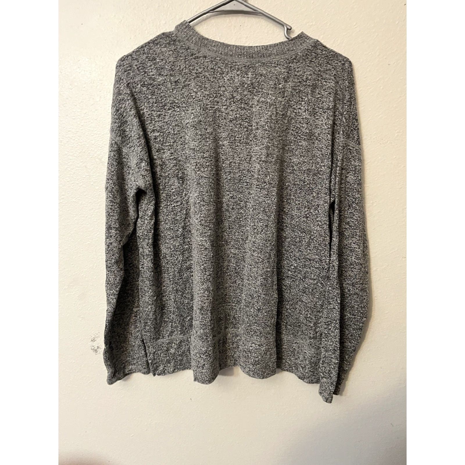 Lucky Brand Lucky Brand Gray Sweater Top Crew Neck Lightweight Regular Size M Women Size M / US 6-8 / IT 42-44 - 2 Thumbnail