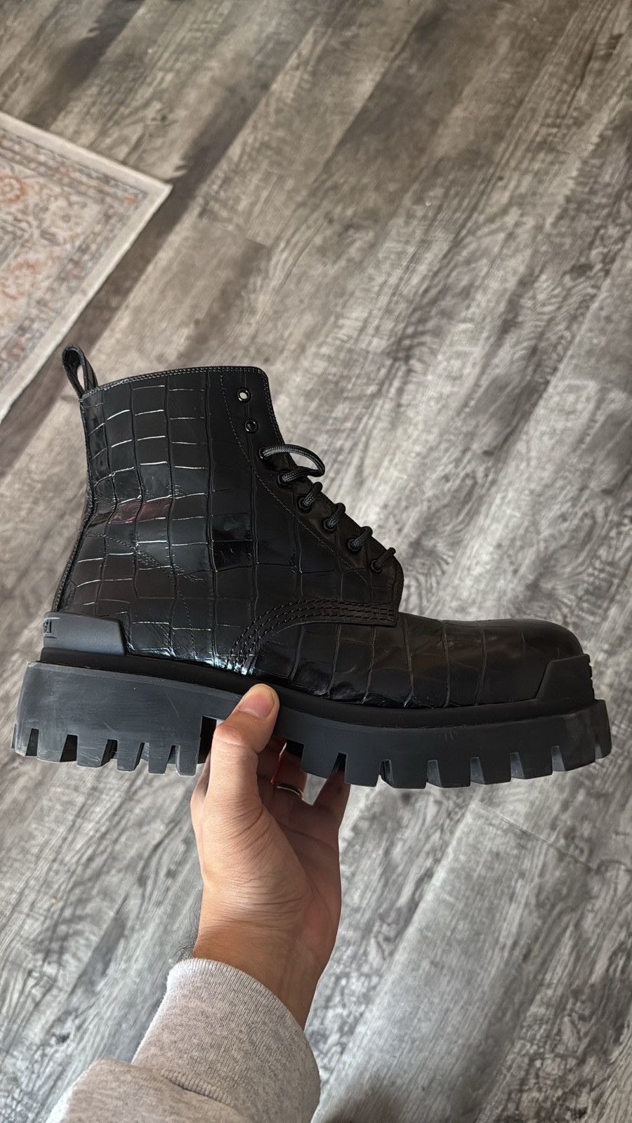 Balenciaga Balenciaga Strike Boots Croc Size US 10 / EU 43 - 3 Thumbnail