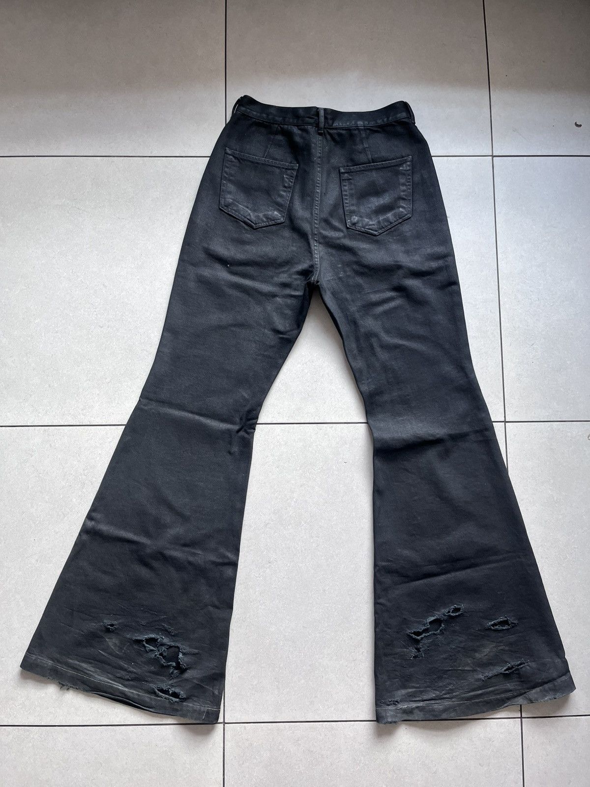 Rick Owens Rick Owens Black Bolan Jeans Size US 33 - 2 Thumbnail