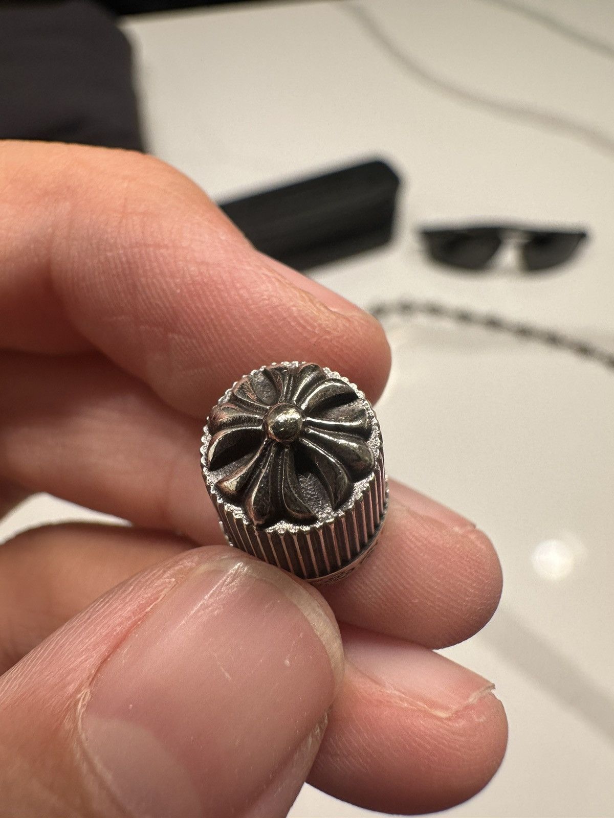 Chrome Hearts 🔥Chrome Hearts Car Silver Valve Cap🔥 Size ONE SIZE - 4 Thumbnail