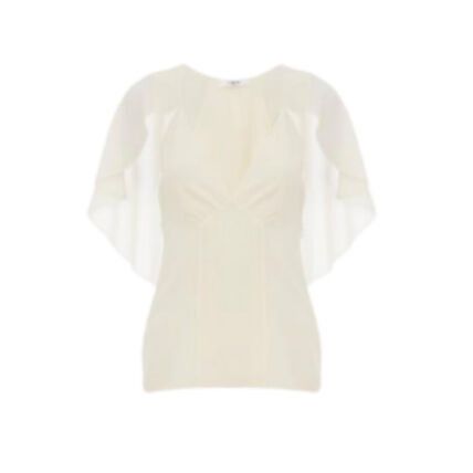 o1loc1c11025 Pristine Blouse in White