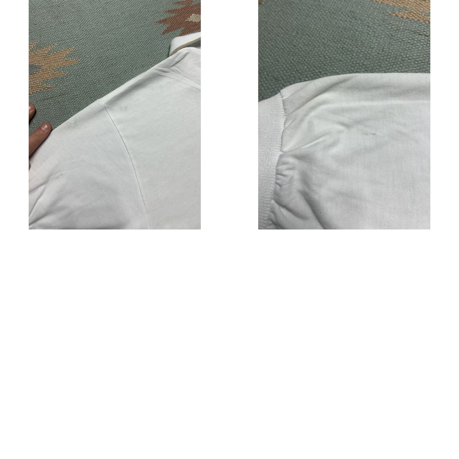 Vintage VINTAGE 90s short sleeve polo shirt white Cropped Women’s S Pullover Blank Polo Shirt Cropped 90s Women’s Small White Shirts Women Size S / US 4 / IT 40 - 8 Thumbnail