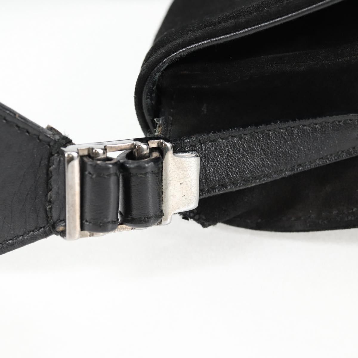Gucci GUCCI Shoulder Bag Suede Black Silver 001 001 Size ONE SIZE - 5 Thumbnail
