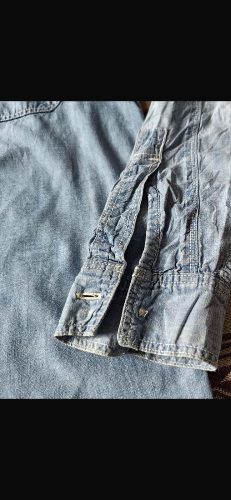 NEAL CASSADY FREEWHEELERS RAILROAD 30s STYLE chambray