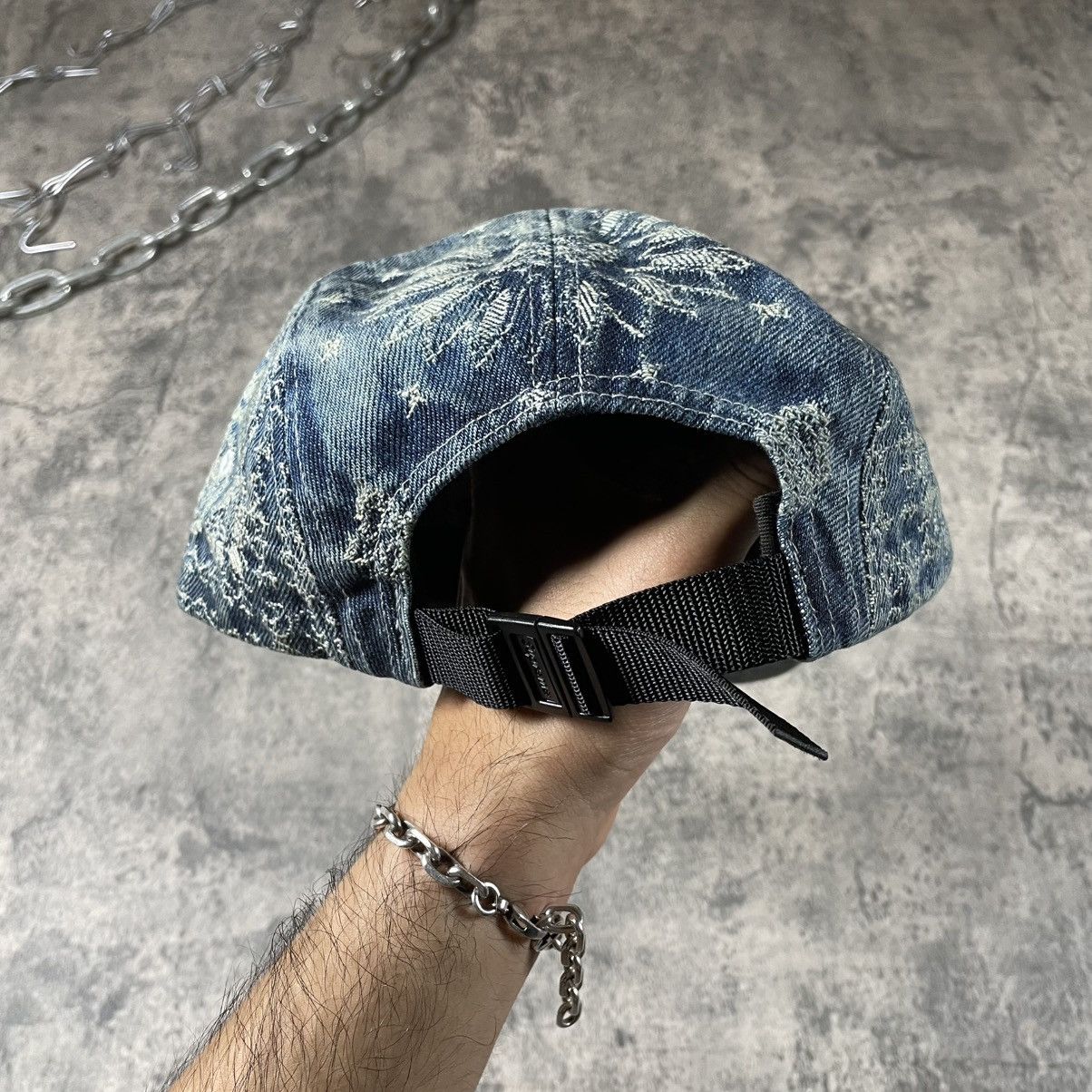 Supreme Supreme Bandana Jacquared Denim Cap Size ONE SIZE - 3 Thumbnail