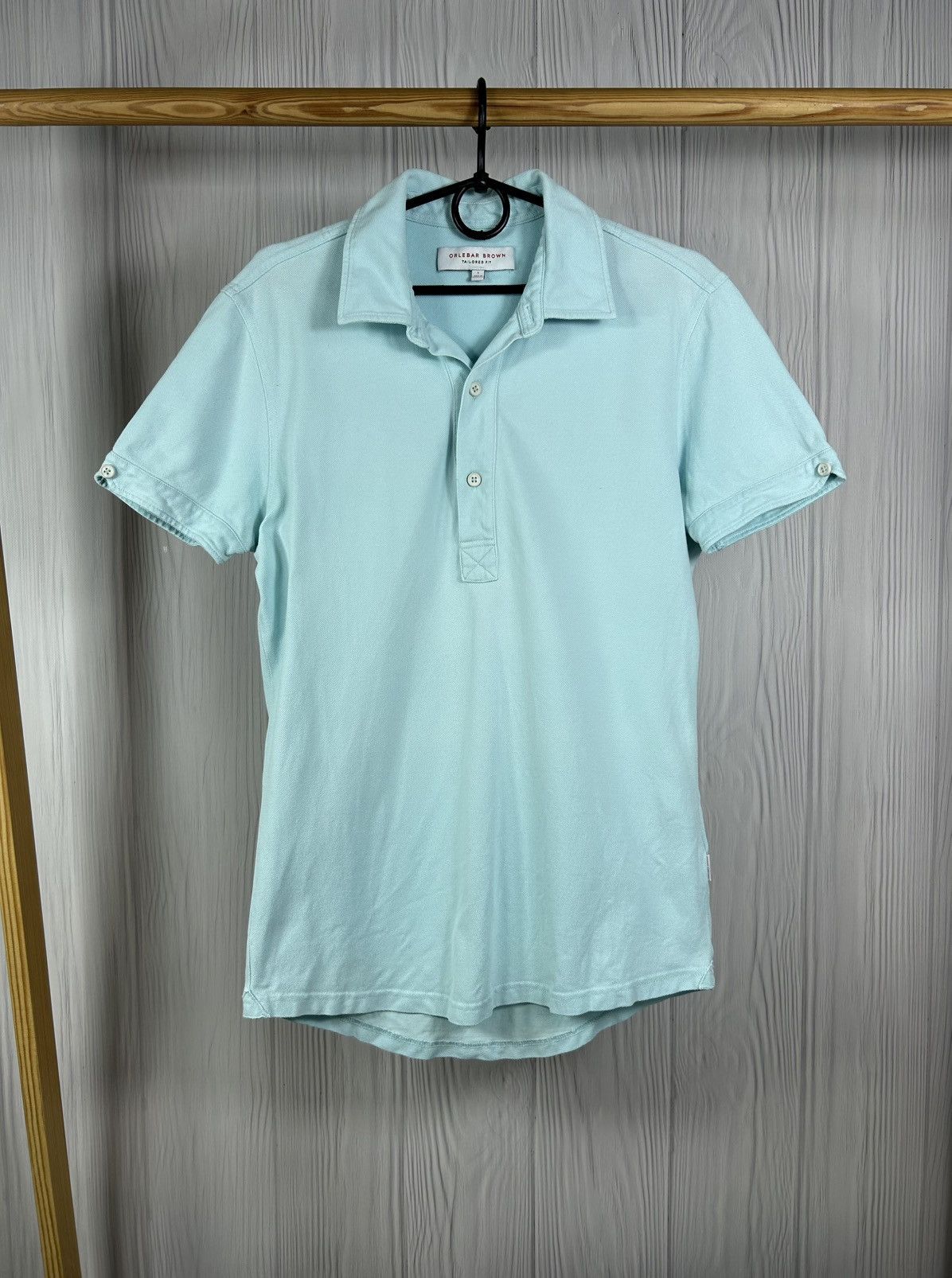 Orlebar Brown Orlebar Brown Tailored Fit Blue Polo Shirt Size S Size US S / EU 44-46 / 1 - 1 Thumbnail
