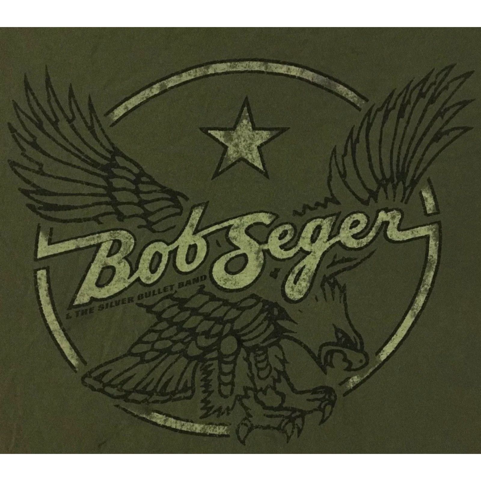 Vintage VINTAGE Bob Seger 2011 Faded Distress Tour Shirt XL Concert Rock Eagle Grunge 90s T-Shirt Men XL Green Graphic Tee Band Rock N Roll 80s 90s Size US XL / EU 56 / 4 - 3 Thumbnail