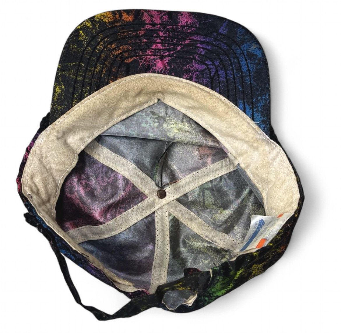 Vintage Vintage 80s/90s Miller Genuine Draft MGD Tie-Dye Hat Cap Size ONE SIZE - 5 Thumbnail