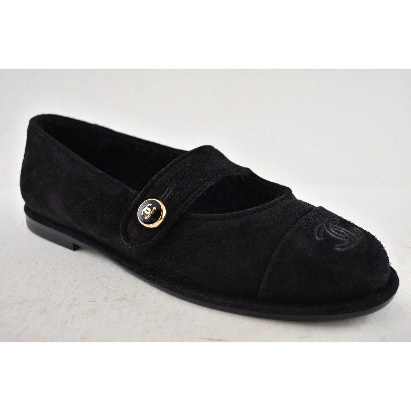 Chanel Chanel Fur Mary Jane Moccasin Ballet Loafer Flat 40 Size US 10 / IT 40 - 5 Thumbnail
