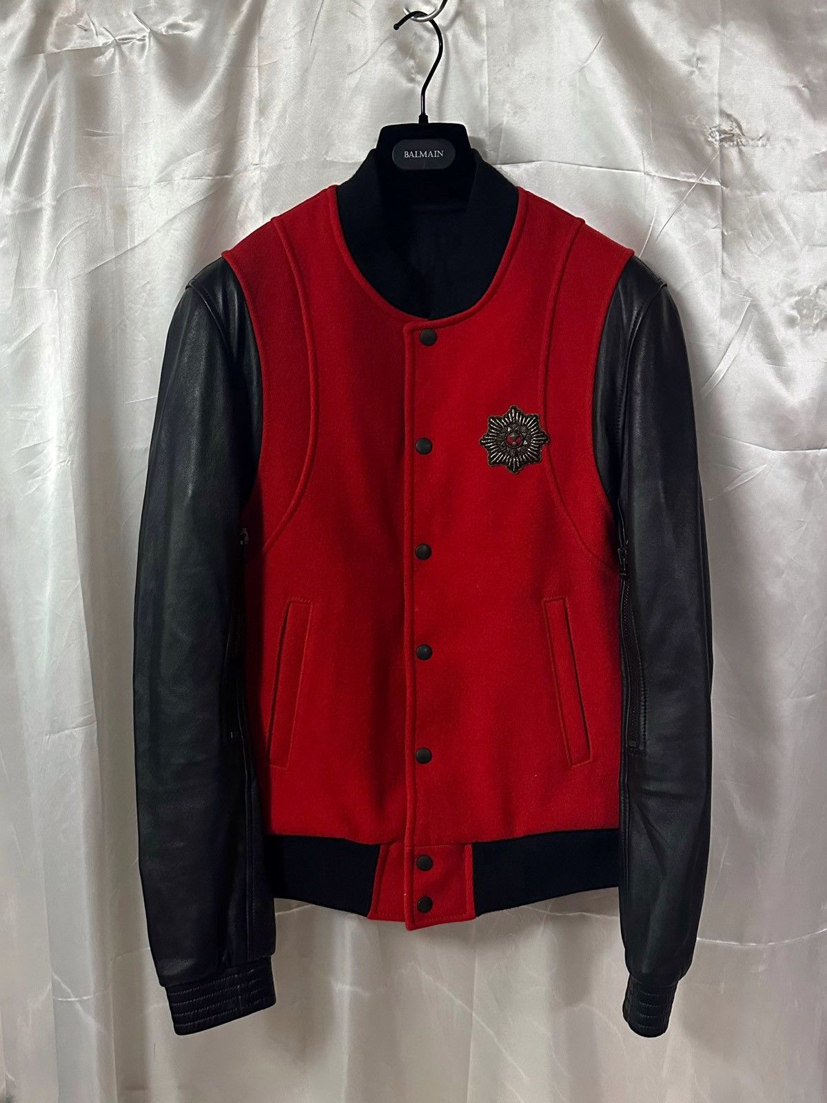 Balmain Balmain SS10 Leather Teddy Jacket Size US M / EU 48-50 / 2 - 1 Thumbnail