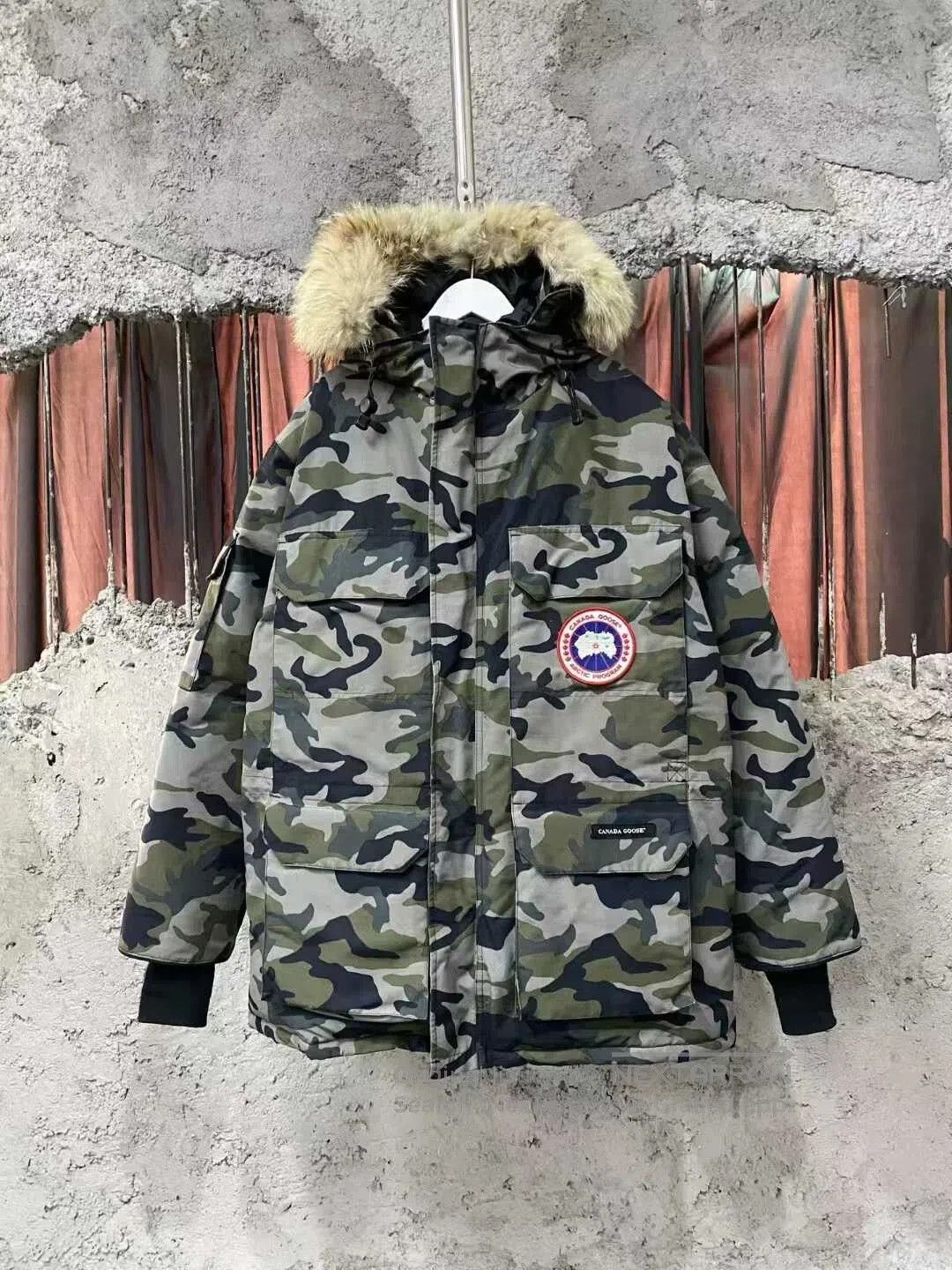 Canada Goose long camouflage down jacket by canada goose. Size US L / EU 52-54 / 3 - 1 Thumbnail