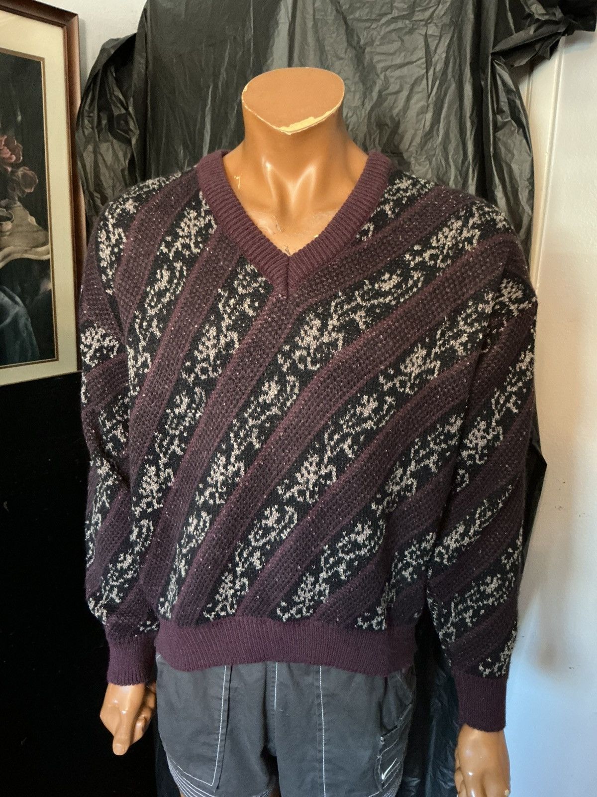 Vintage Vintage Rick Pallack Made In Italy Wool Alpaca Knit Sweater Size US S / EU 44-46 / 1 - 8 Thumbnail
