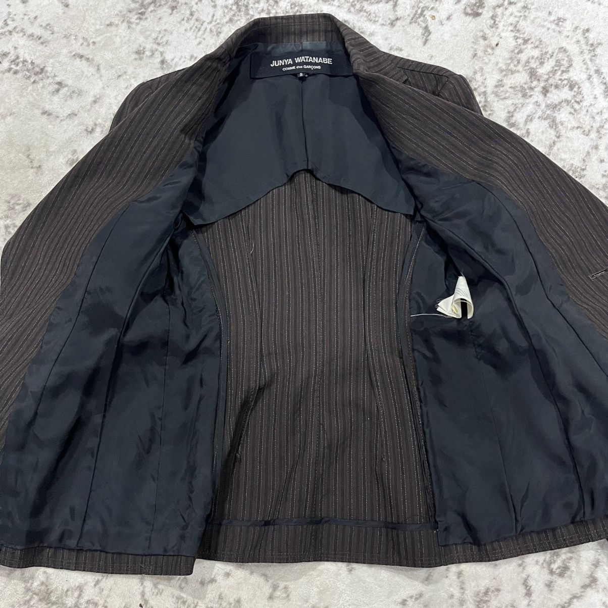 Junya Watanabe COMME DES GARCONS JUNYA WATANABE AD2002 COAT BLAZER Size S / US 4 / IT 40 - 7 Thumbnail